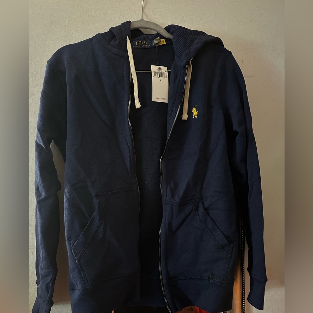 Polo by Ralph Lauren Dark Blue Zip-Up Hoodie